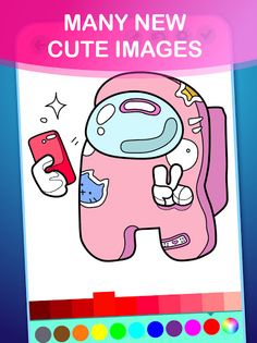 Among Us Impostor Coloring Boo - Screenshot 3