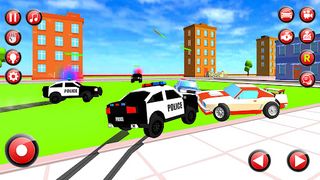 Vice Citi 3D Police Car Chase - Screenshot 3