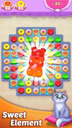 Candy Fever Bomb - Match 3 - Screenshot 2