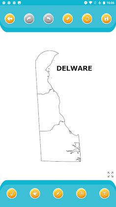 coloring map of united states - Screenshot 2