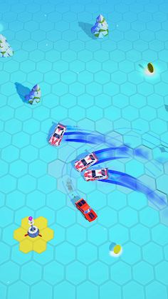 Hexagon Pursuit: Car Racing - Screenshot 1