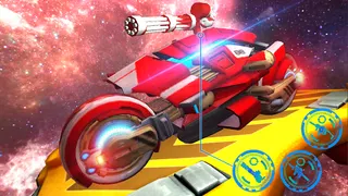 Space Bike Galaxy Race - Screenshot 2
