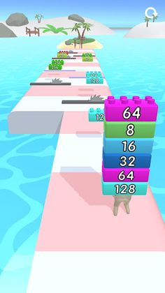 2048 Brick Runner - Screenshot 1