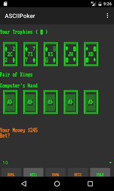ASCIIPoker - Screenshot 2