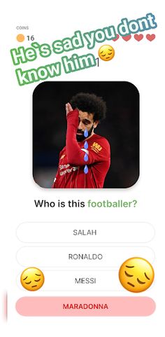 Football Quiz - Guess a player - Screenshot 2