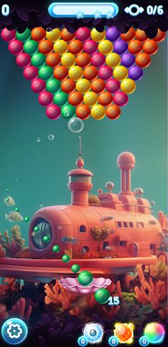 Deep Sea Bubble Shooter - Screenshot 3