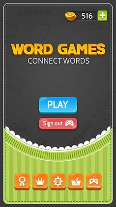 Word Games : Connecting Words - Screenshot 1