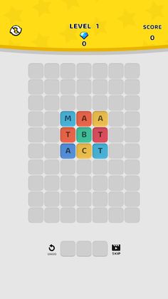 3 Letter 1 Word Match 3 Tiles - Screenshot 1