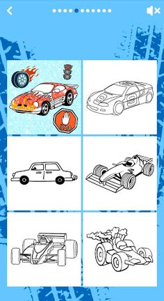 Car Coloring Game offline - Screenshot 1