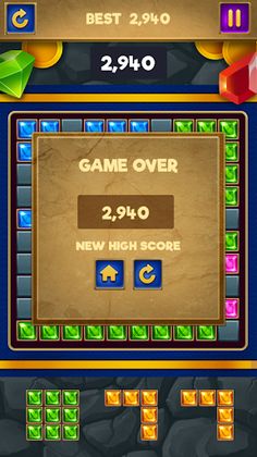 Jewels Blocks Puzzle - Screenshot 3