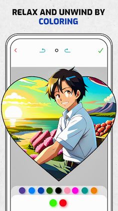 Anime AI Art Coloring Game - Screenshot 3