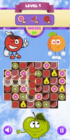 fruit pop puzzle sort - Screenshot 1