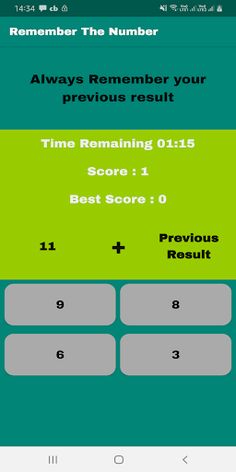 Remember The Number - Screenshot 3