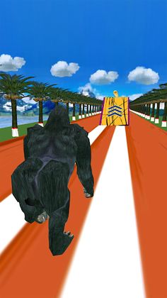 Gorilla Runner Free - Screenshot 2