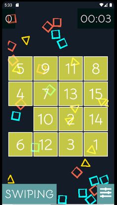 Swipe and Swap!! - Number Klot - Screenshot 1