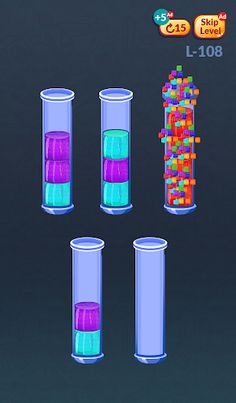 Jelly Sort Puz - Color Puzzle - Screenshot 2