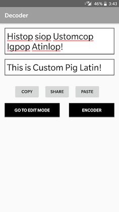 Custom Pig Latin - Screenshot 4