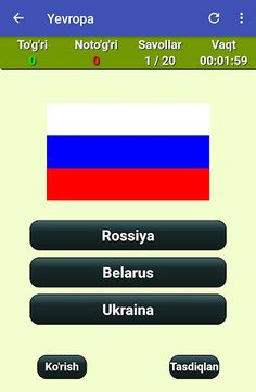 Bayroq o'yini - 2020 - Screenshot 2