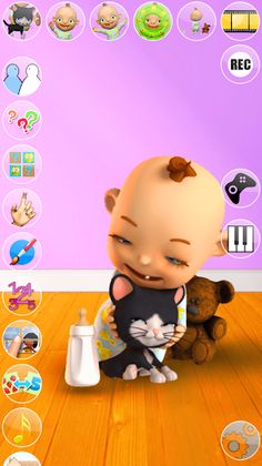 Talking Baby Games with Babsy - Screenshot 4