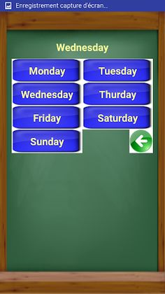 Les jours en anglais - Screenshot 4