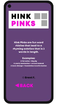 Hink Pinks - Screenshot 2