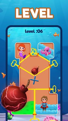 Pull the pin: Water Mermaid - Screenshot 3