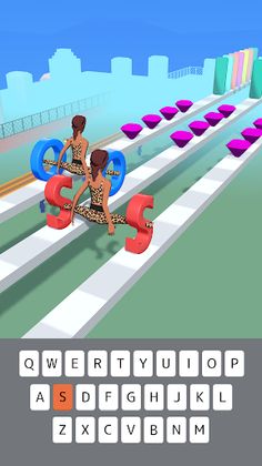Tricky Type Rail - Screenshot 1