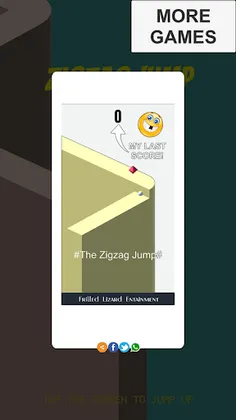 Tap for Fun: Zigzag Jump - Screenshot 1