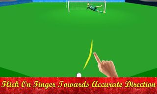Flick Soccer Kick - Screenshot 1