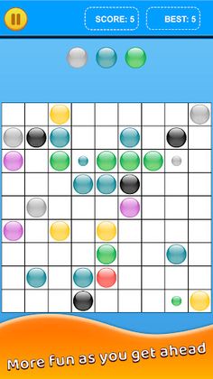 Color Lines - Brain game - Screenshot 4
