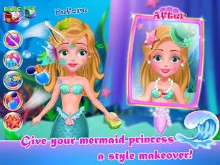 Mermaid Princess Waxing, Hair - Screenshot 2