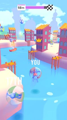 Water Ball Race 3D - Screenshot 4