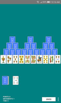 Spanish Tri Peaks Solitaire - Screenshot 1