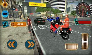 Superhero Moto Bike Taxi Games - Screenshot 1