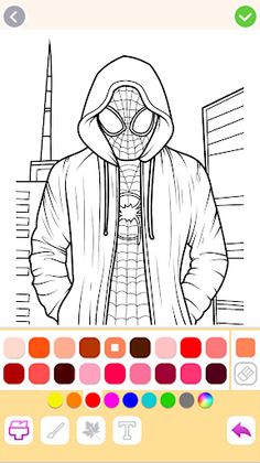 Miles Morales Coloring Book - Screenshot 1