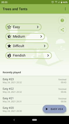 Trees and Tents Puzzle - Screenshot 2