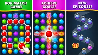 Bubble Pop Games - color match - Screenshot 1