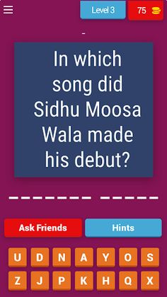 Sidhu Moosa Life quiz - Screenshot 4