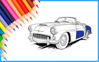 Car colouring game color paint - Screenshot 3