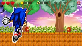 Blue Hedgehog Classic Dash Adv - Screenshot 1