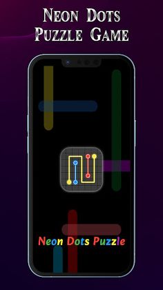 Neon Dots Puzzle Game - Screenshot 1
