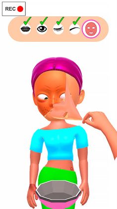 Makeup Remove 3D - Screenshot 1