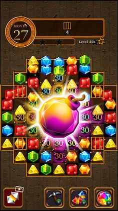 Magic Pharaoh Jewels : Match 3 - Screenshot 2