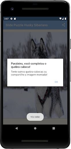 Slide Puzzles Siberian Husky - Screenshot 2