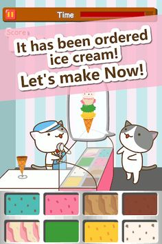Cat ice cream shop - Screenshot 2
