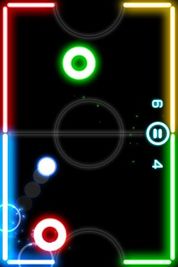 Glow Hockey 2 - Screenshot 1