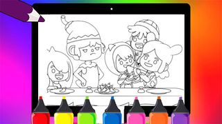 Miga Town coloring book - Screenshot 1