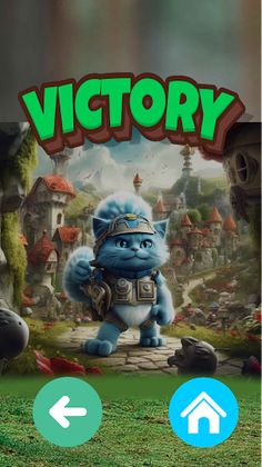 smurf cat: jump game! - Screenshot 2