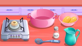 girls games cooking potatoes - Screenshot 3