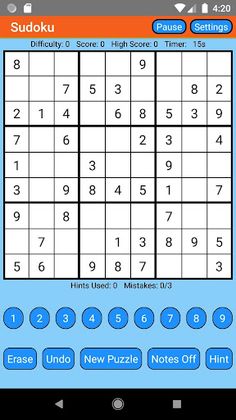 Sudoku - Screenshot 1